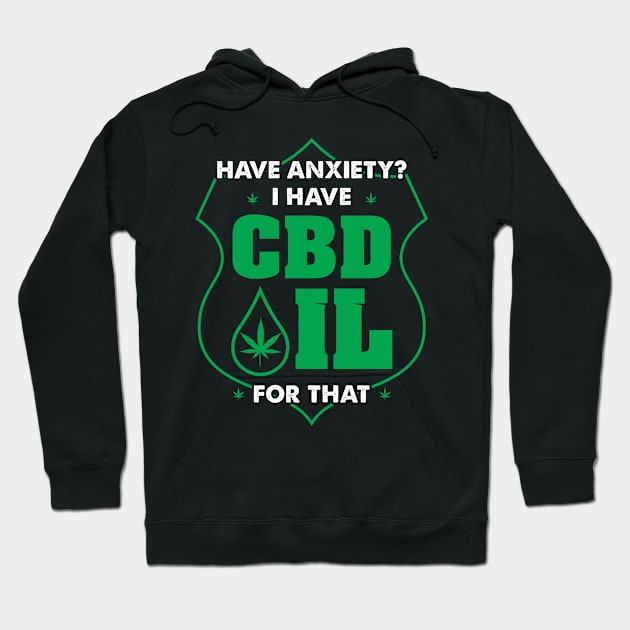 funny cbd shirt Hoodie by swissles